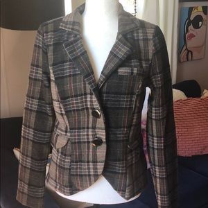 Plaid blazer